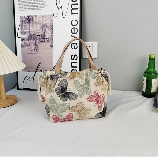 Canvas Tote Bag Large Capacity Fashion Printed Shoulder Handbag