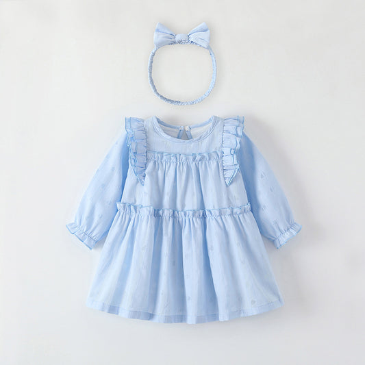 Fall New Patchwork Girls Fashion Children's Skirt