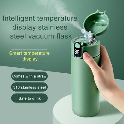 Stainless Steel Insulation Water Bottle with Straw
