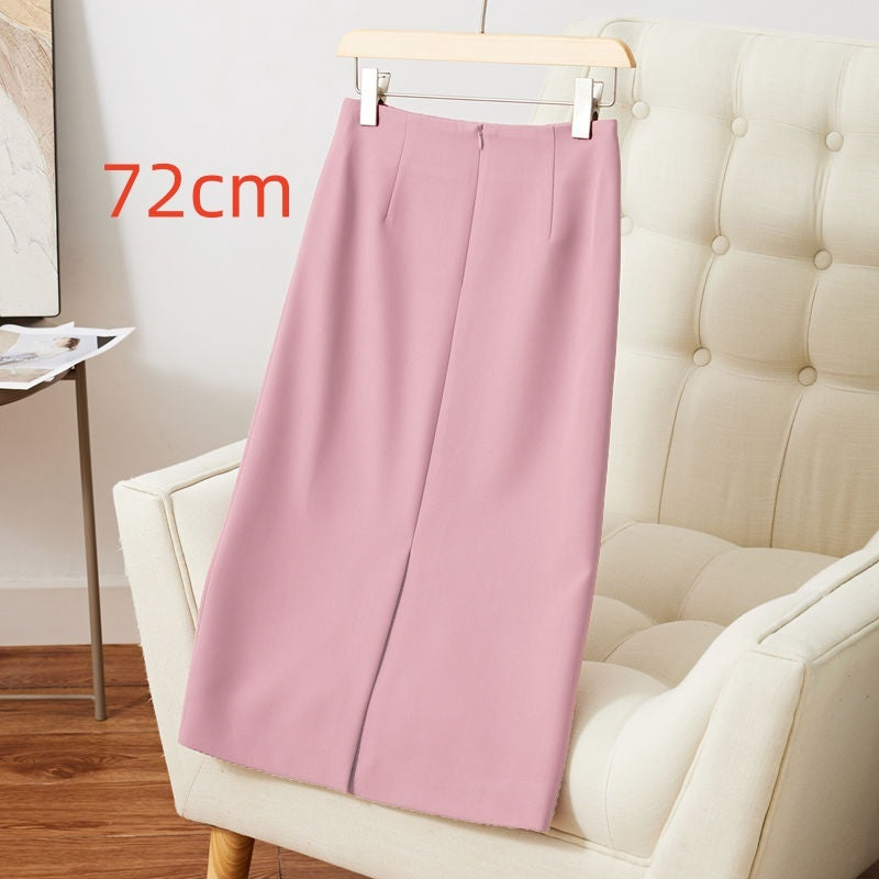 Mid-length Summer Versatile Straight Skirt