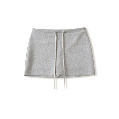 Sweet Hot Girl Style Sexy Low Waist Drawstring Skirt Hip Skirt For Women