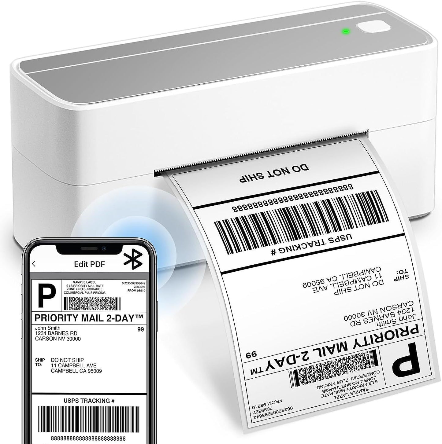 Commercial Bluetooth Heat-sensitive Label Single Machine PM241-T