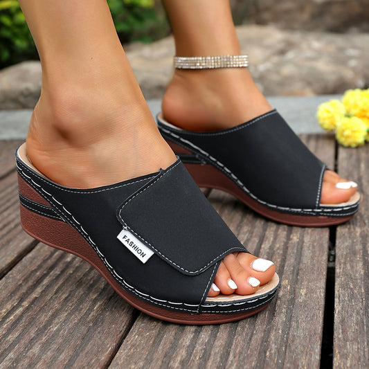 Comfortable Wedge Thick Bottom Slippers