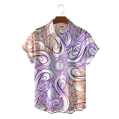 Hawaii Beach Vacation Retro Tide Shirt Men's