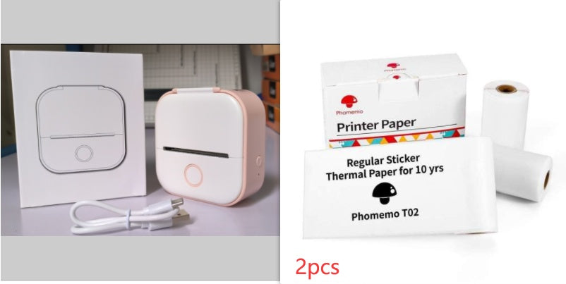 Mini Portable Thermal Label Printer Bluetooth-compatible Mini Photo Label Printer Price Tag