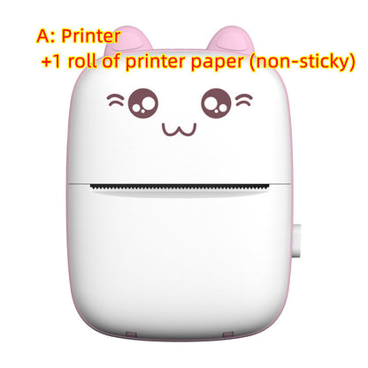 Mini Bluetooth and WiFi Printer Mobile Hot Print Pocket Student Error Label Printer