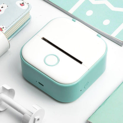 Mini Portable Thermal Label Printer Bluetooth-compatible Mini Photo Label Printer Price Tag