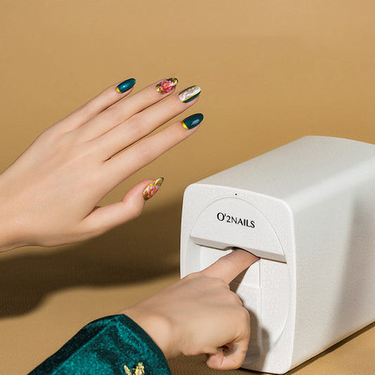 3d Color Nail Printer Full-automatic Compact Size Personal and Commercial Use