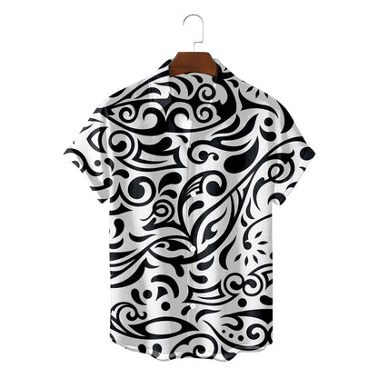 Hawaii Beach Vacation Retro Tide Shirt Men's