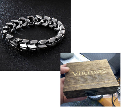 Metallic Men's chain bracelet