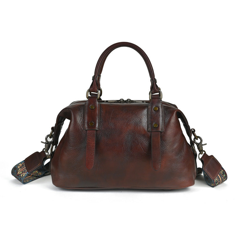 Traveling Leather Handbag for Women