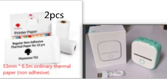 Mini Portable Thermal Label Printer Bluetooth-compatible Mini Photo Label Printer Price Tag