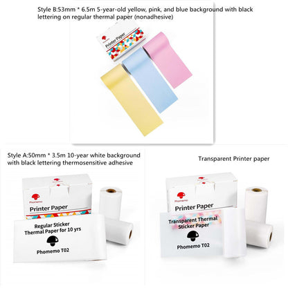 Mini Portable Thermal Label Printer Bluetooth-compatible Mini Photo Label Printer Price Tag