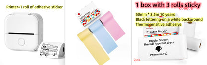 Mini Portable Thermal Label Printer Bluetooth-compatible Mini Photo Label Printer Price Tag