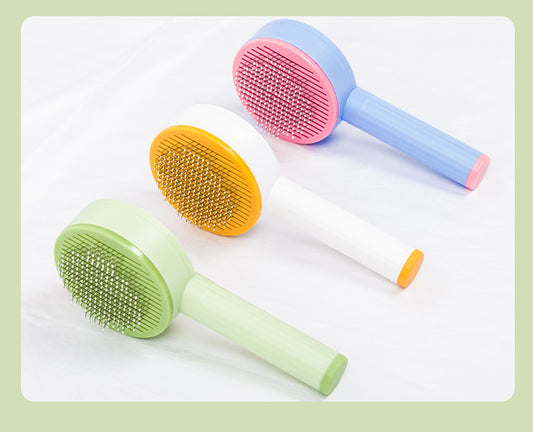 Pet Comb Curved Needle Massage Cat Dog Hair Removal Brush Special Comb for Cleaning Long Hair