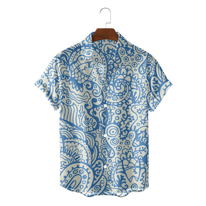 Hawaii Beach Vacation Retro Tide Shirt Men's