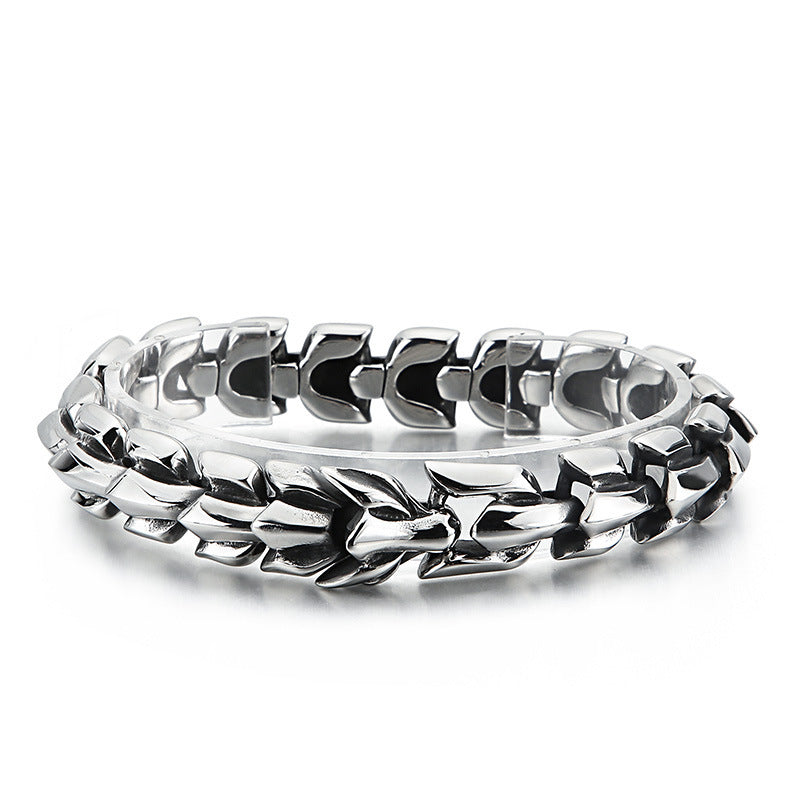 Metallic Men's chain bracelet