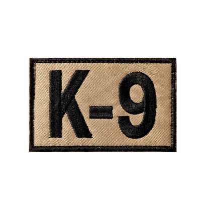 K9 Military Dog Rescue Dog Embroidered Velcro Badge