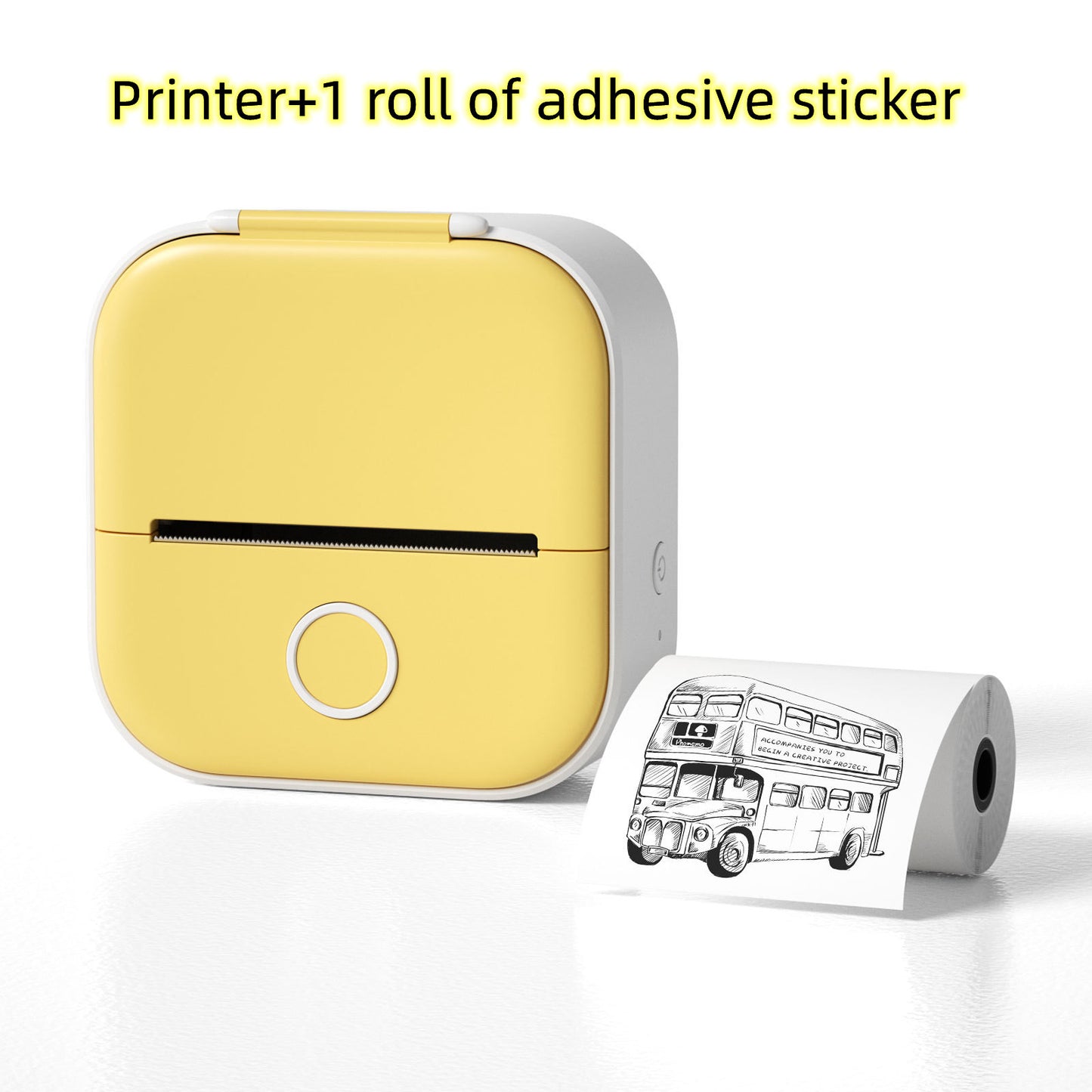 Mini Portable Thermal Label Printer Bluetooth-compatible Mini Photo Label Printer Price Tag