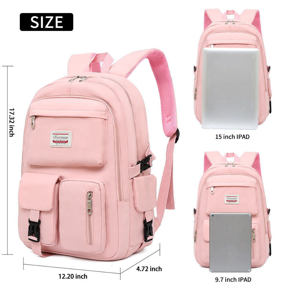 Women's Fashion Simple PU Leather Backpack