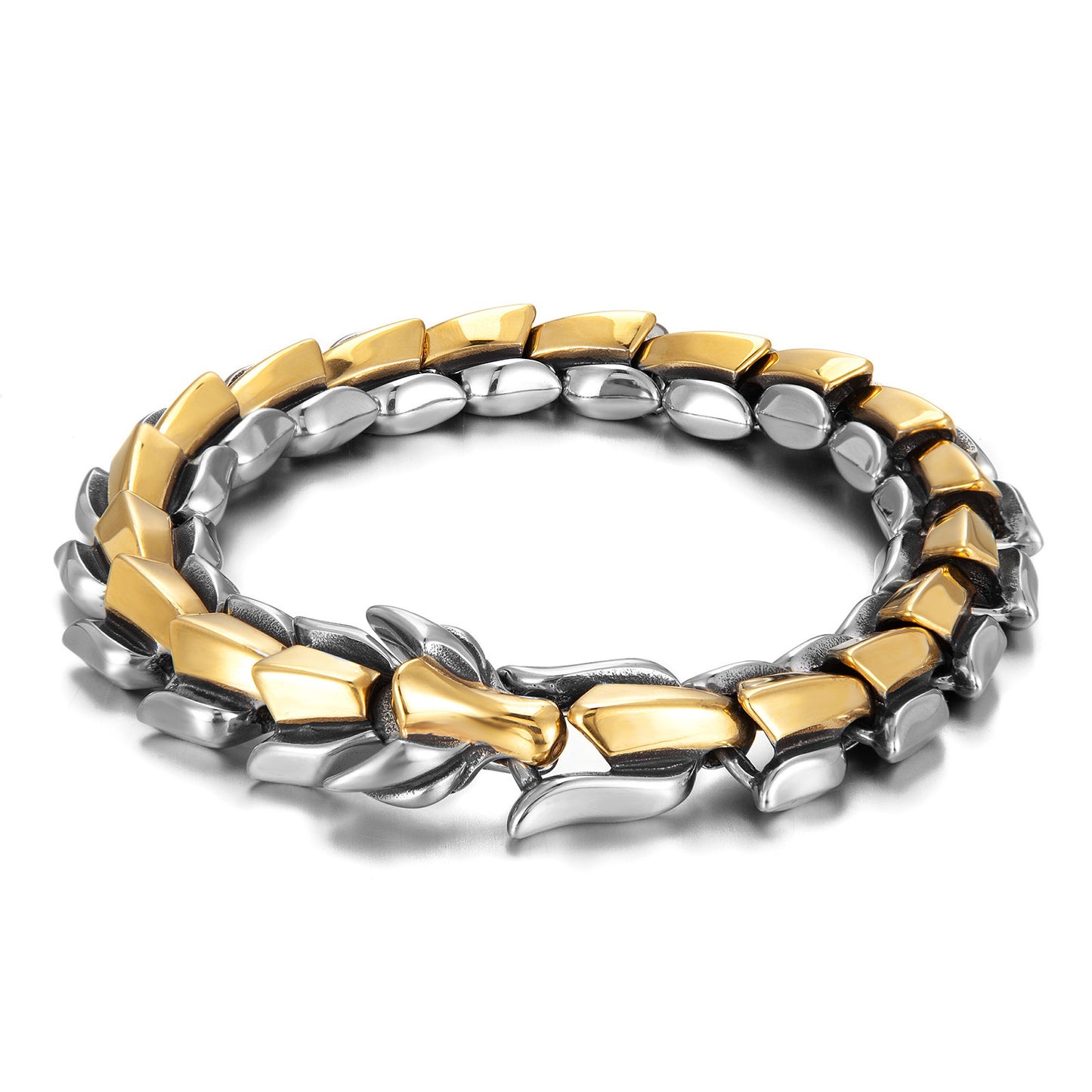 Metallic Men's chain bracelet