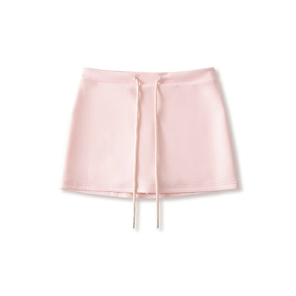 Sweet Hot Girl Style Sexy Low Waist Drawstring Skirt Hip Skirt For Women