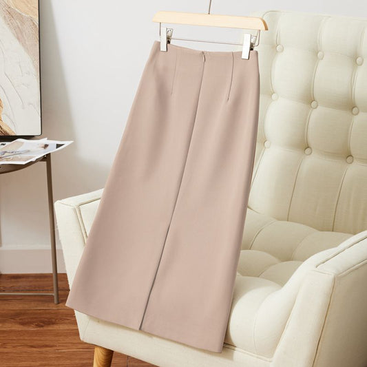Mid-length Summer Versatile Straight Skirt