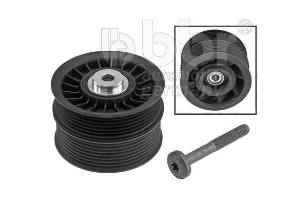 Deflection/Guide Pulley, V-ribbed belt